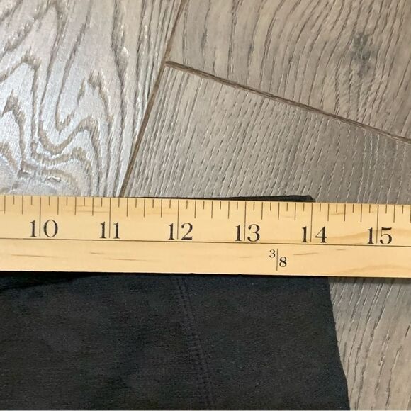 MONDETTA Brushed Jacquard High Waist Pockets Legging Women’s Medium Black. - Picture 13 of 16